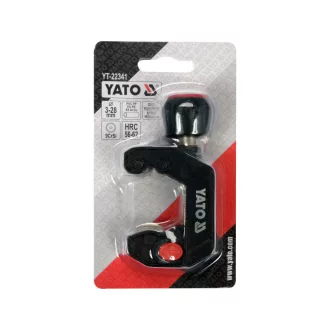   YATO Tăietor de țevi cu role 3-28 mm (cupru, aluminiu, inox, plastic)