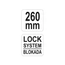 Clești de reducere a țevii YATO 260 mm 2+3 lame (45 mm)