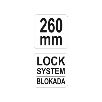 Clești de reducere a țevii YATO 260 mm 2+3 lame (45 mm)