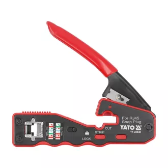   YATO Clește de sertizare 135 mm pentru conectori de rețea UTP/RJ45