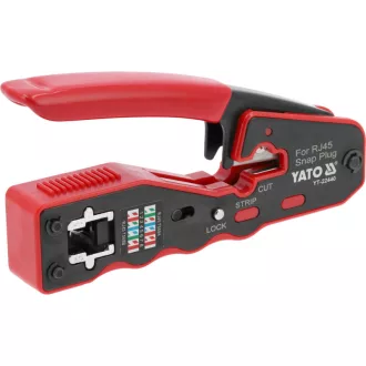   YATO Clește de sertizare 135 mm pentru conectori de rețea UTP/RJ45