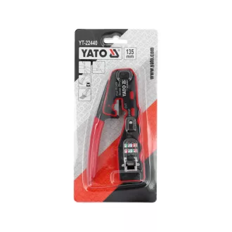   YATO Clește de sertizare 135 mm pentru conectori de rețea UTP/RJ45