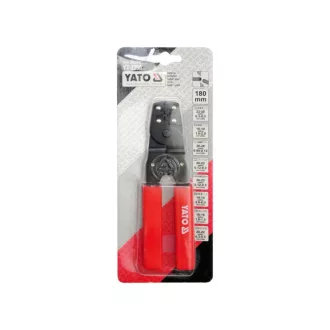 YATO Clește de sertizare 180 mm/0,08-6 mm2