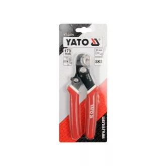   Clește tăietor de cabluri YATO 170 mm (până la 10,5 mm2 și torsadat până la 3,5 mm)