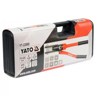 Set presa hidraulica manuala YATO 8 piese 10-120 mm2