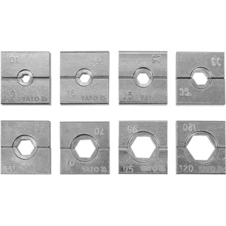   Set falci de presare YATO 8 piese 10-120 mm pentru presa hidraulica YT-22860