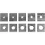 YATO Set falci de presare 10 piese 16-240 mm pentru presa hidraulica YT-22861