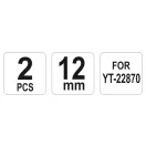 Curea de schimb YATO pentru tăietorul hidraulic de bare de beton YT-22870 (2 buc)