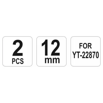   Curea de schimb YATO pentru tăietorul hidraulic de bare de beton YT-22870 (2 buc)