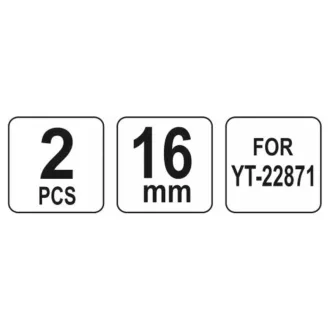   Curea de schimb YATO pentru tăietorul hidraulic de bare de beton YT-22871 (2 buc)
