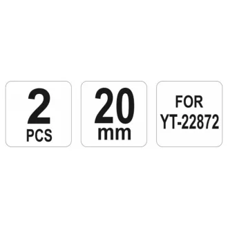   Curea de schimb YATO pentru tăietorul hidraulic de bare de beton YT-22872 (2 buc)