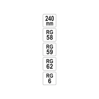 YATO Clește de sertizare 240 mm