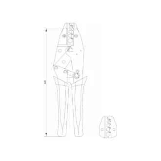 YATO Clește de sertizare 240 mm