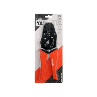 YATO Clește crimpat cu clichet 230 mm/0,5-6,0 mm2