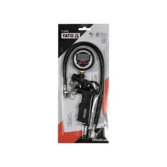   Pistol pneumatic YATO pentru pneuri cu manometru LCD 1/4"