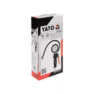 Pistol de umflat anvelope YATO cu manometru 1/4"