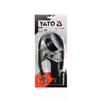 Pistol de umflat anvelope YATO cu manometru 1/4"