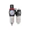 Filtru de aer pneumatic YATO cu regulator de presiune si rezervor de grasime 1/4" 25 cmc