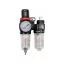 Filtru de aer pneumatic YATO cu regulator de presiune si rezervor de grasime 1/4" 25 cmc