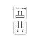Conector rapid pneumatic YATO filet 1/2".