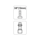 Capăt furtun YATO Conector de țeavă de 3/8".