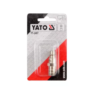 Capăt furtun pneumatic YATO Conector de țeavă de 1/2 inch