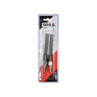   Conector rapid tată YATO pentru furtun pneumatic cu capăt de tub de 1/4" 6 x 10 mm