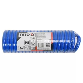   YATO Furtun pneumatic (spiral) cu conector rapid 8 x 12 mm x 5 m 1,2 MPa