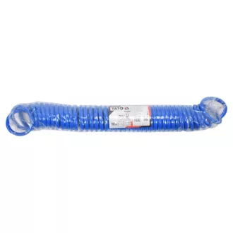   YATO Furtun pneumatic (spiral) cu conector rapid 8,0 x 12 mm x 10 m 1,2 MPa