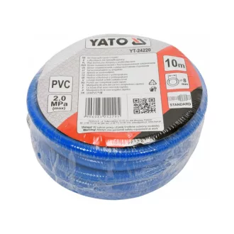 YATO Furtun pneumatic cu conector rapid 8 mm x 10 m, 2,0 MPa