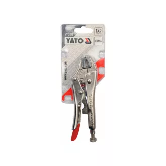 YATO Clește cu autoblocare curbat 125 mm CrMo