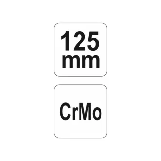 YATO Clește cu autoblocare curbat 125 mm CrMo