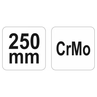 YATO Clește cu autoblocare încovoiat 250 mm CrMo