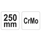 YATO Clește cu auto-blocare 250 mm CrMo
