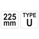 YATO Clește cu autoblocare în formă de U 225 mm