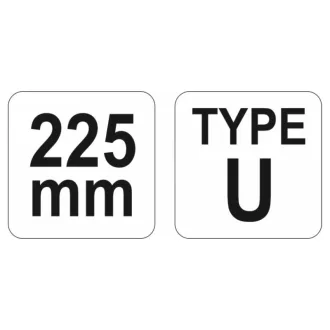YATO Clește cu autoblocare în formă de U 225 mm