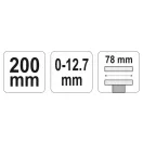 Clește plat cu auto-blocare YATO 200 mm