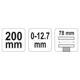 Clește plat cu auto-blocare YATO 200 mm