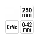 YATO Clește cu autoblocare 250 mm CrMo