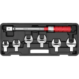   YATO Set chei dinamometrice cu capete interschimbabile 17-29 mm