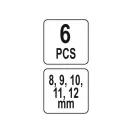 Set chei pentru robinet YATO 6 piese