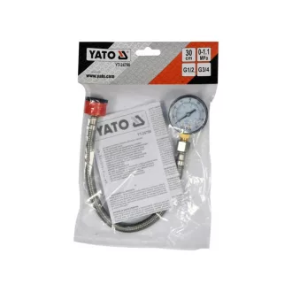 YATO Manometru apă 1/2"-3/4" 0-1,1 Mpa
