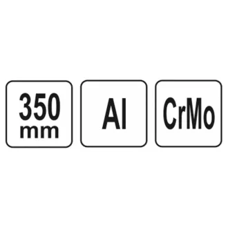 YATO Clește pentru țevi cu o mână 2" 350 mm alu