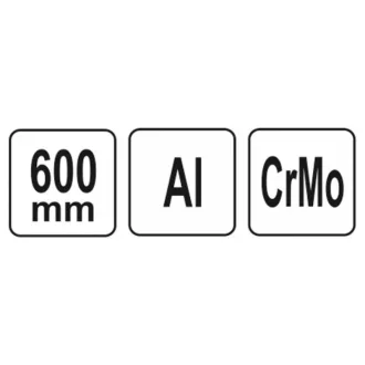 YATO Cheie de țevi cu o singură mână 3" 600 mm alu