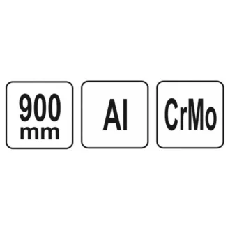 YATO Clește cu o mână 5" 900 mm alu
