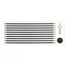 Set de curățare țevi YATO 12 părți 9,2 m/20 mm (tijă flexibilă 10x93,2 cm)