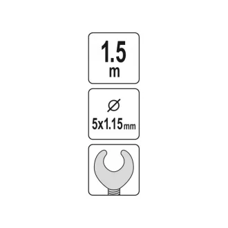 YATO spirală de curățare țevi 1,5 m/ 5 mm