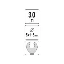 YATO spirală de curățare țevi 3 m/ 5 mm