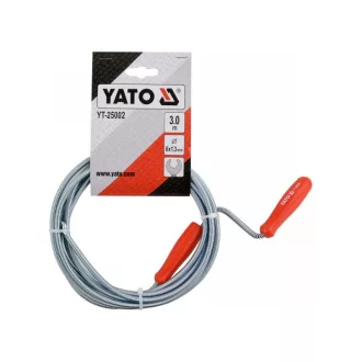 YATO spirală de curățare țevi 3 m/6 mm