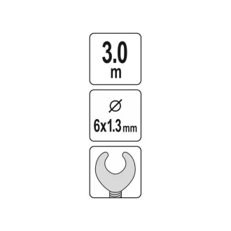 YATO spirală de curățare țevi 3 m/6 mm